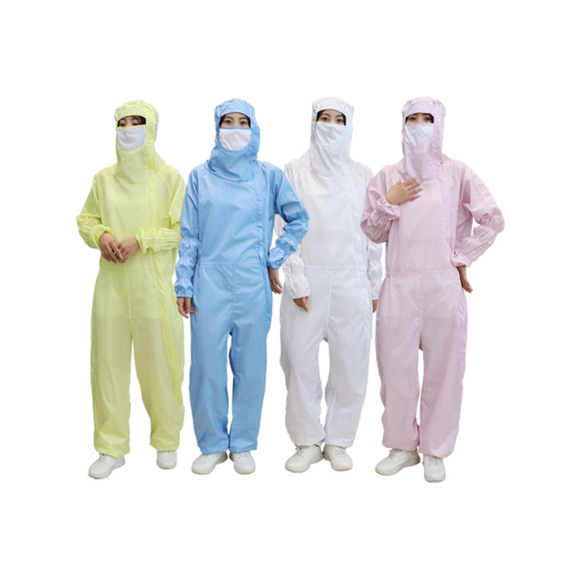 Anti Statik eğimli açık ön kapüşonlu tulum