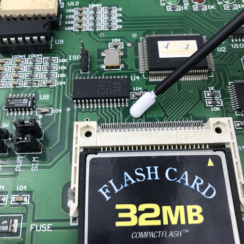 Örme polyester uçlu swab