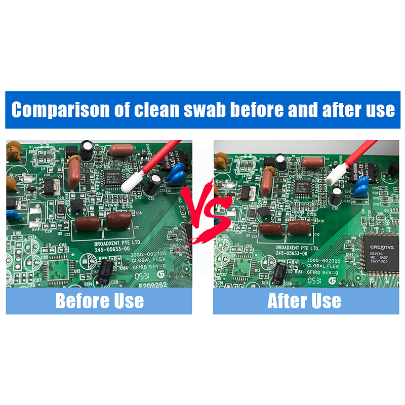 Örme polyester uçlu swab